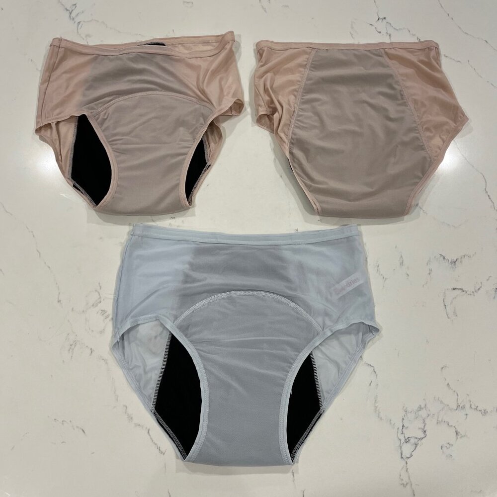 Everdries Leakproof underwear panties set of 3 XXS NEW